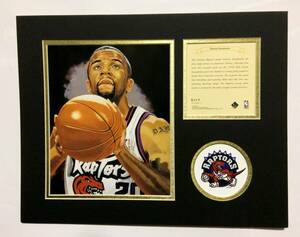 Toronto Raptors DAMON STOUDAMIRE Basketball 11x14 Kelly Russell Lithograph 海外 即決