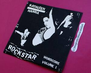 KATHLEEN HANNA ロック STAR 7" バイナル 1991 BIKINI KILL RIOT GIRL VERY RARE 海外 即決