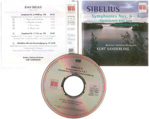 Sibelius: Symphonies Nos. 6-7; Nachtlicher Ritt und Sonnenaufgang CD #1020KJ 海外 即決