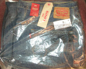 Mens Big & Tall Levi's 560 Comfort Fit Jeans 48 x 30 NEW in package 海外 即決