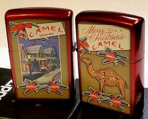 Zippo lighter Christmas Camel Candy Apple Red CZ 1020 LIMITED EDITION 50 MADE !. 海外 即決