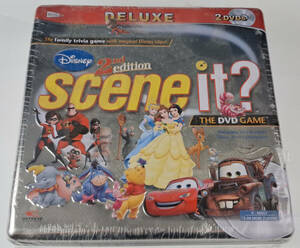 Disney Scene It 2nd Edition DVD Board Game Tin Box Collector's Set New Free Ship 海外 即決