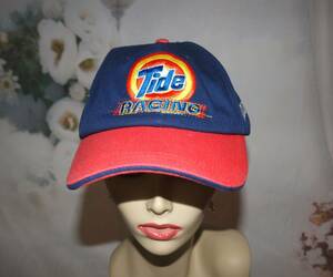 Tide Racing Team #32 Downy Orange Blue Baseball Cap Hat NASCAR Ricky Craven VTG 海外 即決