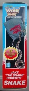 wwf ljn hasbro wrestling superstars jake roberts pet snake damien figure 海外 即決