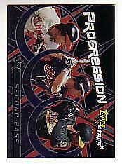 2001 Topps Stars Progression Angels Baseball Card #P4 Carew/R.Alomar/J.Ortiz 海外 即決