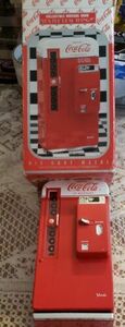Coca Cola Die Cast Mini Vending Machine 1994 Musical Coin Bank Vendo CK 42525 ** 海外 即決