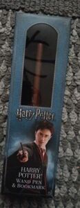 The Noble Collection Harry Potter Wand Pen And Bookmark B-3 海外 即決