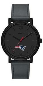 Ladies Timex New England Patriots Watch Black Night Game Watch 海外 即決