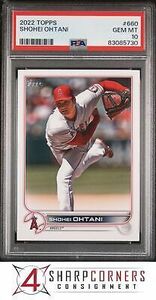 2022 TOPPS #660 大谷翔平 ANGELS PSA 10 B3844236-730 海外 即決