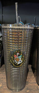 Warner Bros Studio Tour Harry Potter Hogwarts House Crest Tumbler With Straw New 海外 即決