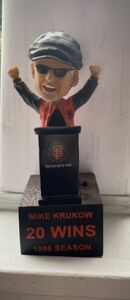 Mike Krukow Talking Bobblehead SF Giants SGA 2016 Honoring his 1986 20 Wins 海外 即決