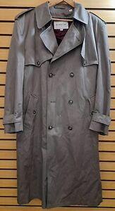 London Fog Towne Belted Trench Coat - 42 Long 海外 即決