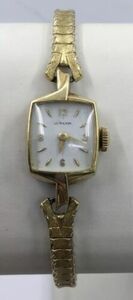 HAMILTON YELLOW GOLD FILLED LADIES WATCH - CLASSIC STYLE (W312) 海外 即決