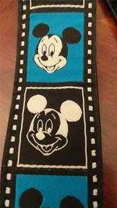 RARE Vintage Collectible Disney NEGATIVE Mickey Mouse Camera Shoulder Neck Strap 海外 即決