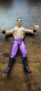 Vintage 1999 Jakks Pacific Chris Benoit Wolverine Titan Tron WCW WWE WWF Purple 海外 即決