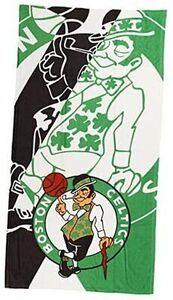 Boston Celtics 30 x 60 inch Beach Towel, Puzzle Design 海外 即決