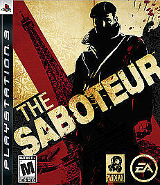 The Saboteur (PlayStation 3, 2009) PS3 Black Label Complete. Free US Shipping! 海外 即決