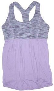 LULULEMON Womens Lilace/Lavender Racerback POWER DANCE TANK TOP Yoga Workout 8 海外 即決