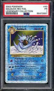 2002 ポケモン Legendary Collection Golduck-Reverse Foil #43 PSA 1 POOR 海外 即決