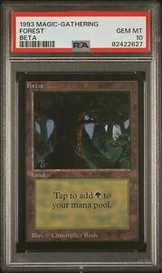 Forest - Beta - MTG - GEM MINT - PSA 10. See MTG in store. 海外 即決