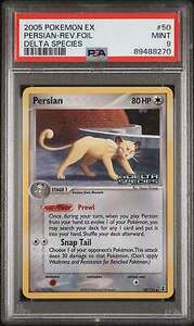 2005 ポケモン Ex Delta Species #50 Persian-Rev.Foil Delta Species PSA 9 海外 即決