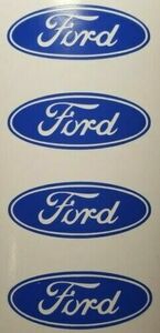 Ford Wheel Rim Center Cap Logo Decal Emblem Sticker 2.5" x 1" SET of 4 海外 即決