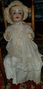 ANTIQUE KAMMER & REINHARDT SIMON HALBIG 126 BISQUE COMPO 21" CHARACTER BABY DOLL 海外 即決