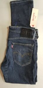 LEVI STRAUSS Men 511 Rare Black Patch Button Fly Skinny Denim Jeans - 33x32 Blue 海外 即決