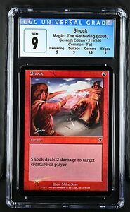 SHOCK 7th Edition Foil C CGC 9 Q+ Graded MTG [Nostalgium] 海外 即決