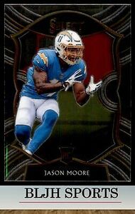 2020 Panini Select #78 Jason Moore Los Angeles Chargers RC (2B4) 海外 即決
