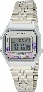 LA680WA-4C, Casio Floral Digital Women's Watch 海外 即決