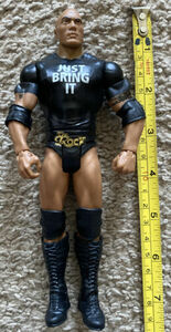 2011 The Rock Dewayne Johnson Superstar Entrance Series 4 Action Figure WWE AEW 海外 即決