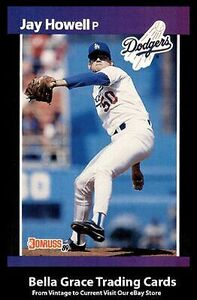 1989 Donruss Jay Howell #610 Los Angeles Dodgers MLB Baseball 海外 即決