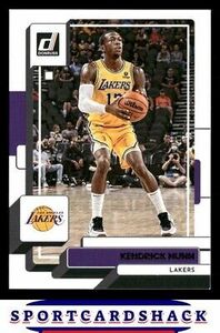 Kendrick Nunn 2022-23 Donruss #131 Los Angeles Lakers 海外 即決