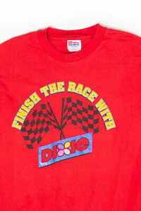 Vintage Dixie Cup Racing T-Shirt (1990s) 海外 即決