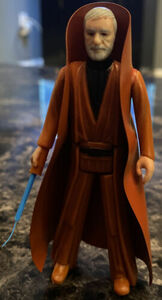 STAR WARS Vintage BEN (OBI-WAN) KENOBI Lightsaber And Cape 1977 GMFGI Hong Kong 海外 即決