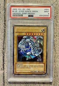 Yu-Gi-Oh! Blue Eyes White Dragon JMP-001 Shonen Jump Promo PSA 9 Mint Card 海外 即決