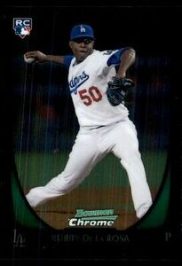 2011 Bowman Chrome Draft Rubby De La Rosa RC Los Angeles Dodgers #30 海外 即決
