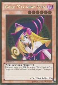 Dark Magician Girl - PGLD-EN033 - Gold Rare - 1st Edition Lightly Played - Yu-Gi 海外 即決