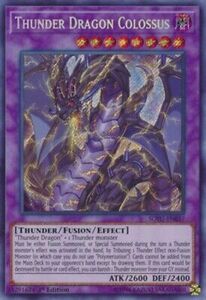 Thunder Dragon Colossus - SOFU-EN037 - Secret Rare - 1st Edition Near Mint - Yu- 海外 即決