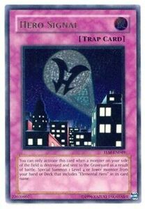 Yugioh! MP Hero Signal - TLM-EN049 - Ultimate Rare - 1st Edition Moderately Play 海外 即決