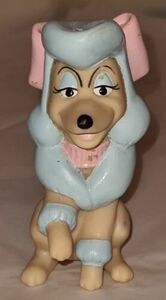 Disney's Oliver & Company Soft Rubber Figure Poodle Girl Dog 1988 - OSB5 海外 即決