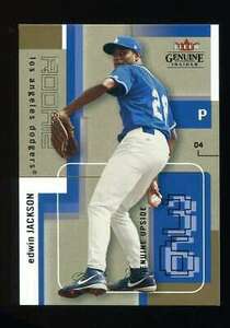 2004 Fleer Genuine Insider #110 Edwin Jackson Los Angeles Dodgers /799 RC 海外 即決