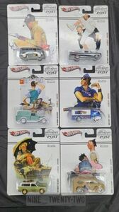 Hot Wheels 2012 The Saturday Evening Post Norman Rockwell Full Set of six 海外 即決