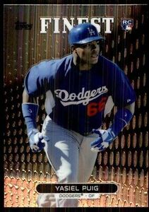 2013 Finest Yasiel Puig RC Los Angeles Dodgers #91 海外 即決