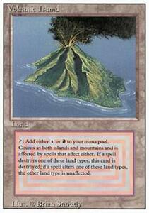 Volcanic Island - Near Mint English MTG Revised 海外 即決