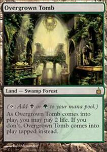 Overgrown Tomb - Light Play English MTG Ravnica 海外 即決