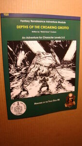MODULE - TG0 - DEPTHS OF CROAKING GROTTO *NM/MT 9.8* DUNGEONS DRAGONS OLD SCHOOL 海外 即決