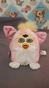 Vintage 1999 Furby Babies Pink White Blue Furby Baby Tiger 70-940 Tested Works 海外 即決