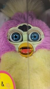 Vintage Electronic Furby Babies 1999 Light Purple/Yellow Blue Eyes MD70-940 NIB 海外 即決